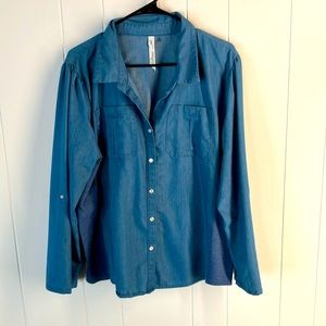 Blue Collard Shirt